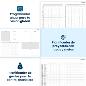 Programador anual, planificador de proyectos y planificador de gastos de la Agenda 2027