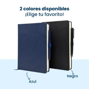 Agenda 2027 CARAVIAN PRO con bolígrafo disponible en azul y negro
